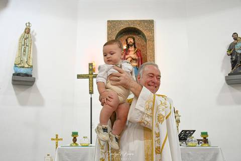 Batizado no Cristo Redentor no Rio de Janeiro - Rio de janeiro - cristo redentor - batizado - batizado religioso - fotografia de batizado - fotografa de batizado - turista - carioca - batizado de bebê'
