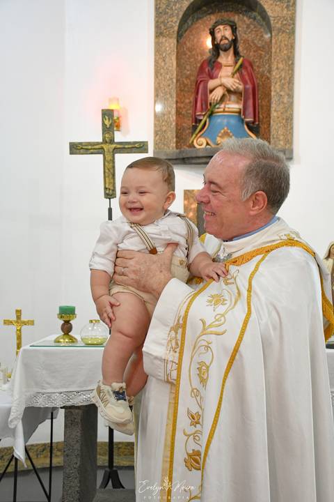 Batizado no Cristo Redentor no Rio de Janeiro - Rio de janeiro - cristo redentor - batizado - batizado religioso - fotografia de batizado - fotografa de batizado - turista - carioca - batizado de bebê'