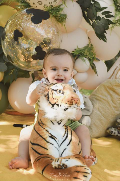 Ensaio de Acompanhamento de bebê. Evelyn Moura Fotografia. Fotógrafa em Niterói, Rio de Janeiro. Newborn. Festa infantil - Smash the cake - Smash the fruit - bebê - ensaio de 1 ano - viral - disney - festa de aniversário - mikey realeza - mikey safari'