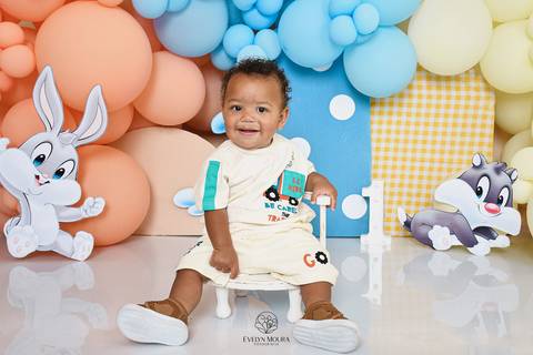 Ensaio de Acompanhamento de bebê. Evelyn Moura Fotografia. Fotógrafa em Niterói, Rio de Janeiro. Newborn. Festa infantil - Smash the cake - Smash the fruit - bebê - ensaio de 1 ano - viral - disney - festa de aniversário - baby looney tunes'
