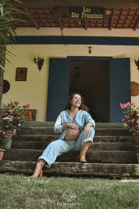 Ensaio Lifestyle Gestante - Ensaio Gestante Estúdio - Niterói, Rio de Janeiro - Evelyn Moura Fotografia - Ensaio de Gestante - Gestante - Newborn - Ensaio em casa - Doce gestar - cavalo - fazenda - parto - maternidade - ensaio externo em Vitória ES'