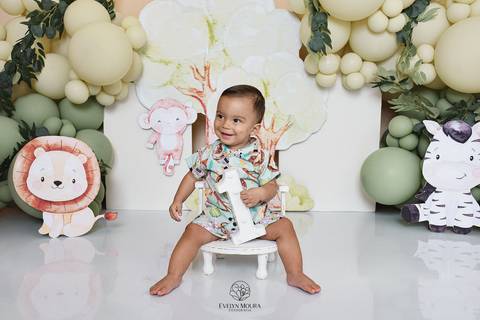 Ensaio de Acompanhamento de bebê. Evelyn Moura Fotografia. Fotógrafa em Niterói, Rio de Janeiro. Newborn. Festa infantil - Smash the cake - Smash the fruit - bebê - ensaio de 1 ano - viral - disney - festa de aniversário - safari'