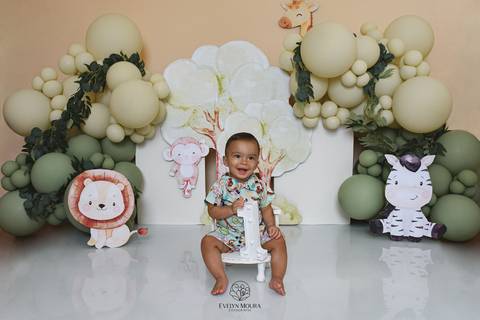 Ensaio de Acompanhamento de bebê. Evelyn Moura Fotografia. Fotógrafa em Niterói, Rio de Janeiro. Newborn. Festa infantil - Smash the cake - Smash the fruit - bebê - ensaio de 1 ano - viral - disney - festa de aniversário - safari'