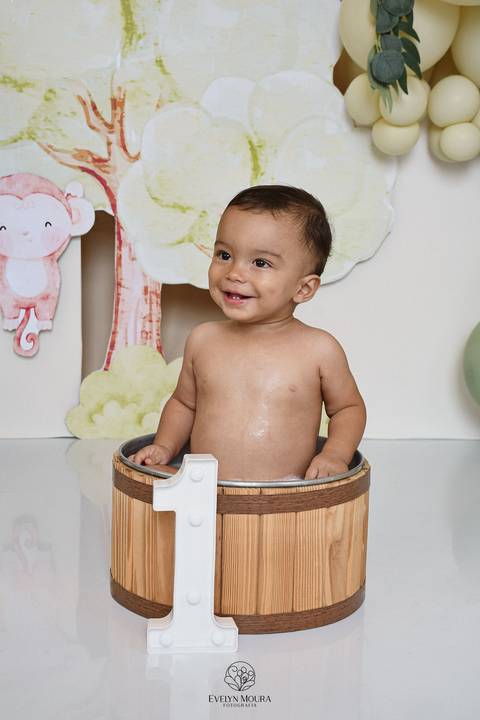 Ensaio de Acompanhamento de bebê. Evelyn Moura Fotografia. Fotógrafa em Niterói, Rio de Janeiro. Newborn. Festa infantil - Smash the cake - Smash the fruit - bebê - ensaio de 1 ano - viral - disney - festa de aniversário - safari'