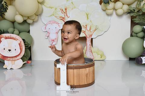 Ensaio de Acompanhamento de bebê. Evelyn Moura Fotografia. Fotógrafa em Niterói, Rio de Janeiro. Newborn. Festa infantil - Smash the cake - Smash the fruit - bebê - ensaio de 1 ano - viral - disney - festa de aniversário - safari'