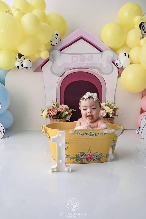 Ensaio de Acompanhamento de bebê. Evelyn Moura Fotografia. Fotógrafa em Niterói, Rio de Janeiro. Newborn. Festa infantil - Smash the cake - Smash the fruit - bebê - ensaio de 1 ano - viral - disney - festa de aniversário - 101 dalmatas disney - floresta '