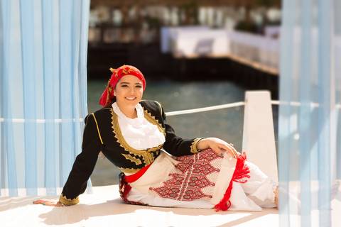 Ensaio temático grego. Sessão fotográfica de 15 anos feito pelo fotógrafo Rafael Ohana em Brasília-DF'