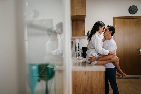 ensaio dentro de casa'