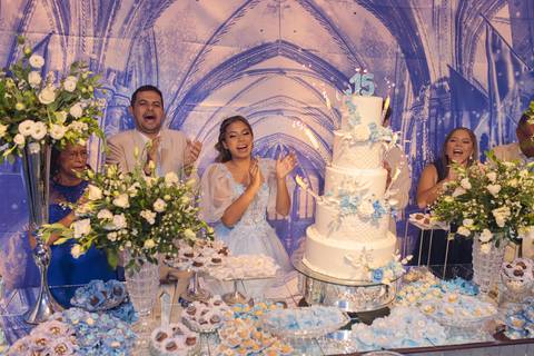 Aquela paradinha obrigatória, para os parabéns!'