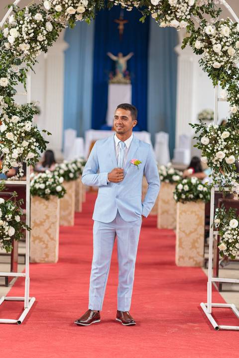 Noivo já ansioso, na espera de sua amada!'