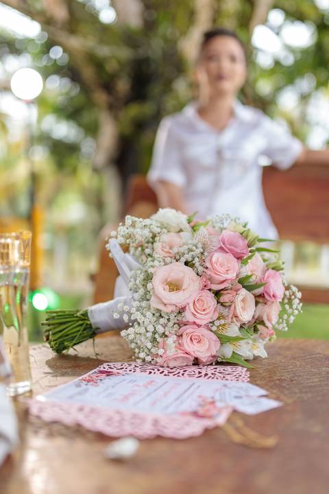 O buquê em um casamento, para o Rosi aqui, é sinônimo de Joia rara!'