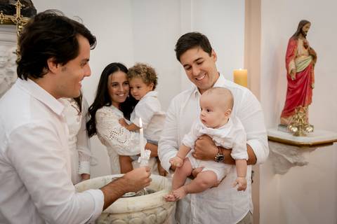 padrinho com a vela'
