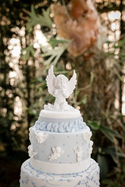 detalhes do bolo de batizado'