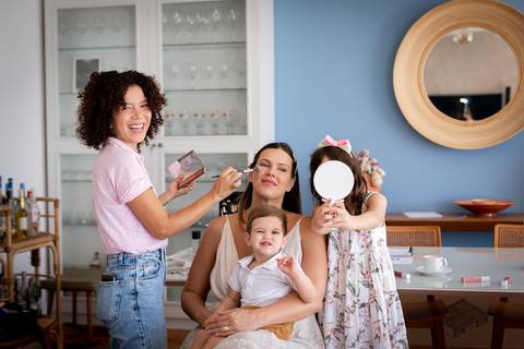 making of de ensaio familia em casa'