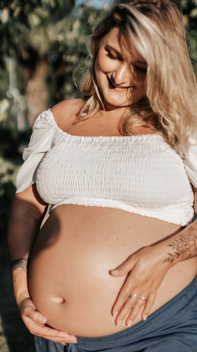 Kat em sua versão mamãe'