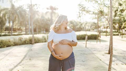 ensaio gestante leve e divertido'