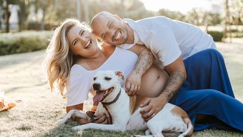 ensaio gestante com pet sim!'