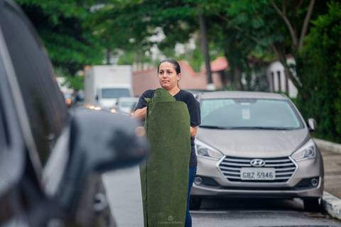 Momento da remontagem da cerimônia em menos de 15 minutos'