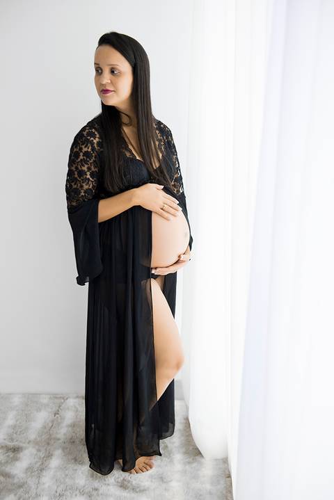 GESTANTE GESTAÇÃO GRÁVIDA GRAVIDEZ ENSAIO ESTÚDIO SESSÃO DE FOTOS MÃE FILHO  CAMISOLA DELICADEZA FEMININA'