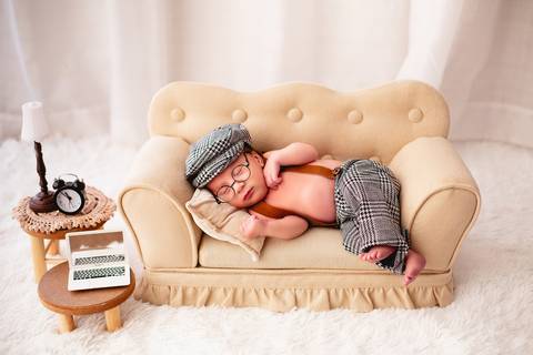 ensaio retro infantil'