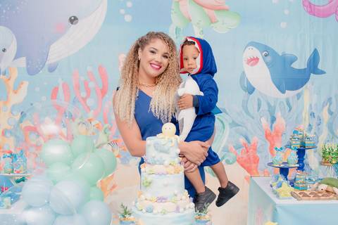 Smash the cake volta redonda barra mansa Fotografia Fotografo Festa Infantil 1 ano 1 aninho mamae papai ensaio aniversario  tictac festa salao, Fundo do mar'