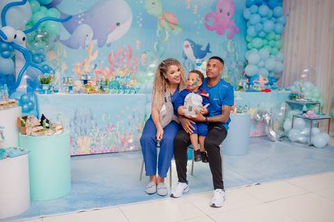 Smash the cake volta redonda barra mansa Fotografia Fotografo Festa Infantil 1 ano 1 aninho mamae papai ensaio aniversario  tictac festa salao, Fundo do mar'