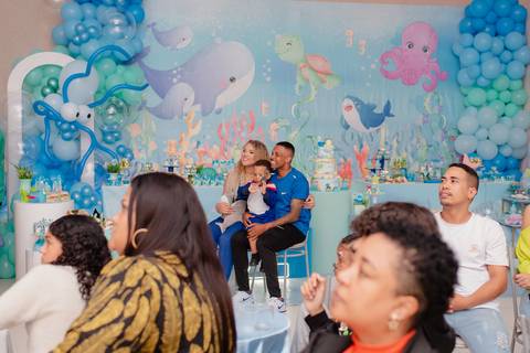 Smash the cake volta redonda barra mansa Fotografia Fotografo Festa Infantil 1 ano 1 aninho mamae papai ensaio aniversario  tictac festa salao, Fundo do mar'