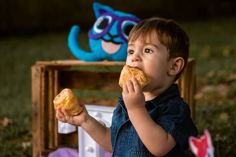 Smash the cake Theo 1 Ano Ensaio Realizado Bairro Colonia Barra Mansa - RJ'