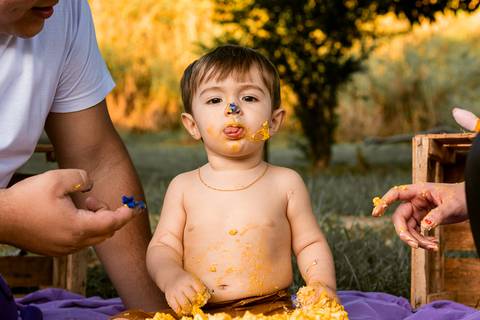 Smash the cake Theo 1 Ano Ensaio Realizado Bairro Colonia Barra Mansa - RJ'
