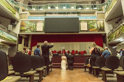 Casamento Catedral das Assembleias de Deus em Volta Redonda RJ de Filipe e Priscilla'