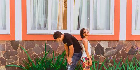 Pre Wedding Raiane e Juliano Ensaio Realizado Hotel Bela Vista Volta Redonda - RJ'