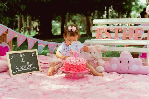 Smash The Cake Esther 1 Ano Ensaio Fotográfico Realizado Hotel Bela Vista VoltaRedonda - RJ'