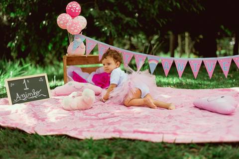 Smash The Cake Esther 1 Ano Ensaio Fotográfico Realizado Hotel Bela Vista VoltaRedonda - RJ'