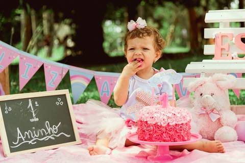 Smash The Cake Esther 1 Ano Ensaio Fotográfico Realizado Hotel Bela Vista VoltaRedonda - RJ'