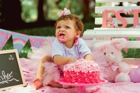 Smash The Cake Esther 1 Ano Ensaio Fotográfico Realizado Hotel Bela Vista VoltaRedonda - RJ'