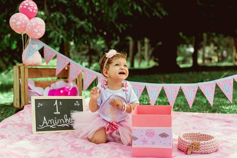 Smash The Cake Esther 1 Ano Ensaio Fotográfico Realizado Hotel Bela Vista VoltaRedonda - RJ'