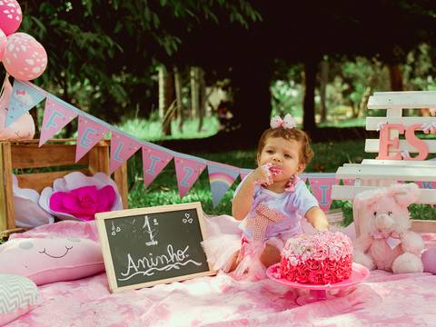 Smash The Cake Esther 1 Ano Ensaio Fotográfico Realizado Hotel Bela Vista VoltaRedonda - RJ'