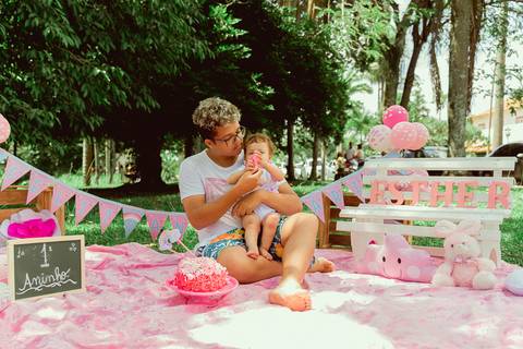 Smash The Cake Esther 1 Ano Ensaio Fotográfico Realizado Hotel Bela Vista VoltaRedonda - RJ'