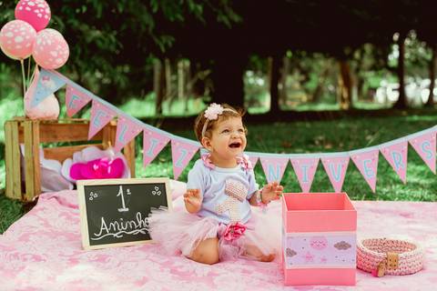 Smash The Cake Esther 1 Ano Ensaio Fotográfico Realizado Hotel Bela Vista VoltaRedonda - RJ'