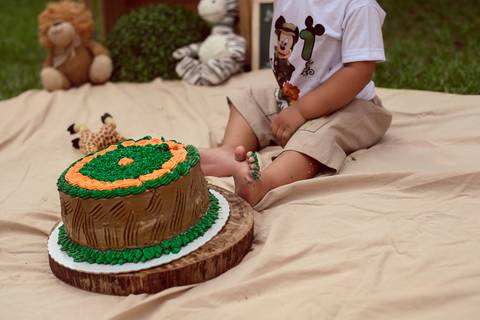 Smash The Cake Samuel 1 Ano Ensaio Fotográfico Realizado Hotel Bela Vista VoltaRedonda - RJ'