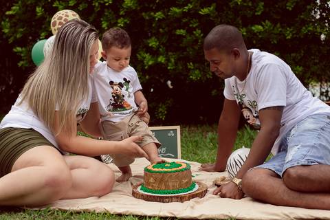 Smash The Cake Samuel 1 Ano Ensaio Fotográfico Realizado Hotel Bela Vista VoltaRedonda - RJ'