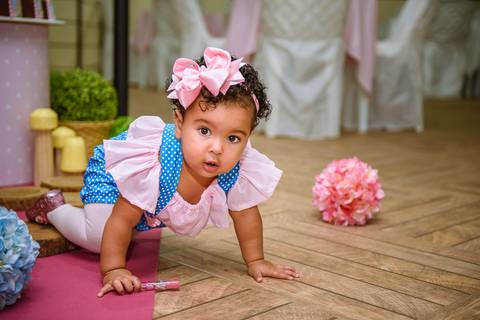 Aniversário Infantil de 1 ano Helena Evento Realizado em Barra Mansa - RJ Cris Caramelada Festa Barra Mansa - RJ'