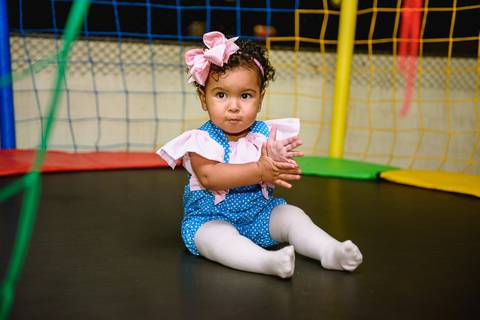 Aniversário Infantil de 1 ano Helena Evento Realizado em Barra Mansa - RJ Cris Caramelada Festa Barra Mansa - RJ'