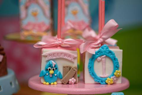 Aniversário Infantil de 1 ano Helena Evento Realizado em Barra Mansa - RJ Cris Caramelada Festa Barra Mansa - RJ'