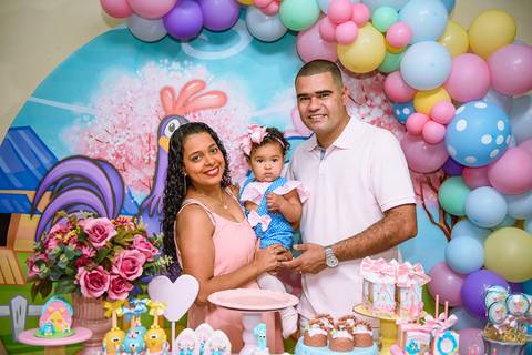 Aniversário Infantil de 1 ano Helena Evento Realizado em Barra Mansa - RJ Cris Caramelada Festa Barra Mansa - RJ'
