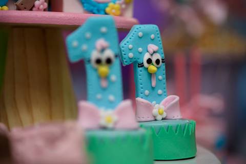 Aniversário Infantil de 1 ano Helena Evento Realizado em Barra Mansa - RJ Cris Caramelada Festa Barra Mansa - RJ'