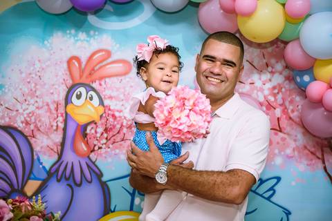 Aniversário Infantil de 1 ano Helena Evento Realizado em Barra Mansa - RJ Cris Caramelada Festa Barra Mansa - RJ'