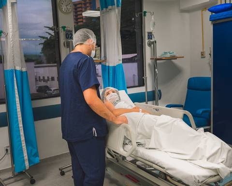 Parto da Maria Eduarda os Pais Debora e Julio Hospital Santa Cecília - Volta Redonda - RJ'