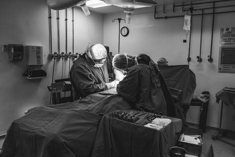 Parto da Maria Eduarda os Pais Debora e Julio Hospital Santa Cecília - Volta Redonda - RJ'