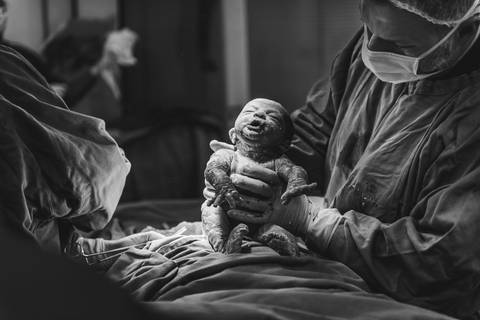 Parto da Maria Eduarda os Pais Debora e Julio Hospital Santa Cecília - Volta Redonda - RJ'